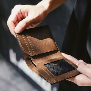 Ví Richy LEMONT da bò thật dáng đứng nhiều ngăn thẻ có ngăn đựng ảnh