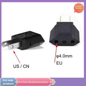 Graceful EU Euro Europe to US USA Power Jack Wall Plug Converter Travel Adapter Adaptor