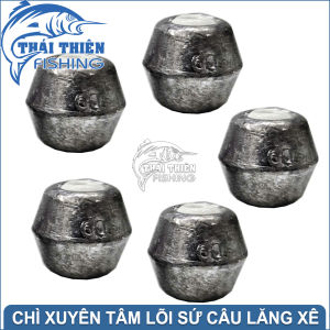 Combo 5 Viên Chì Sứ Câu Lăng Xê Cá Mè (12001)