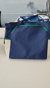 Tennis tote bag canvas sports handbag tennis racket bag portable tennis bag for table tennis rackets