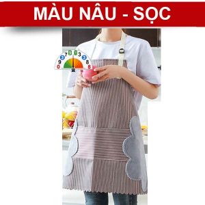 Tạp Dề Có Khăn Lau Tay Tạp Dề Chống Thấm Loại Dày Dặn
