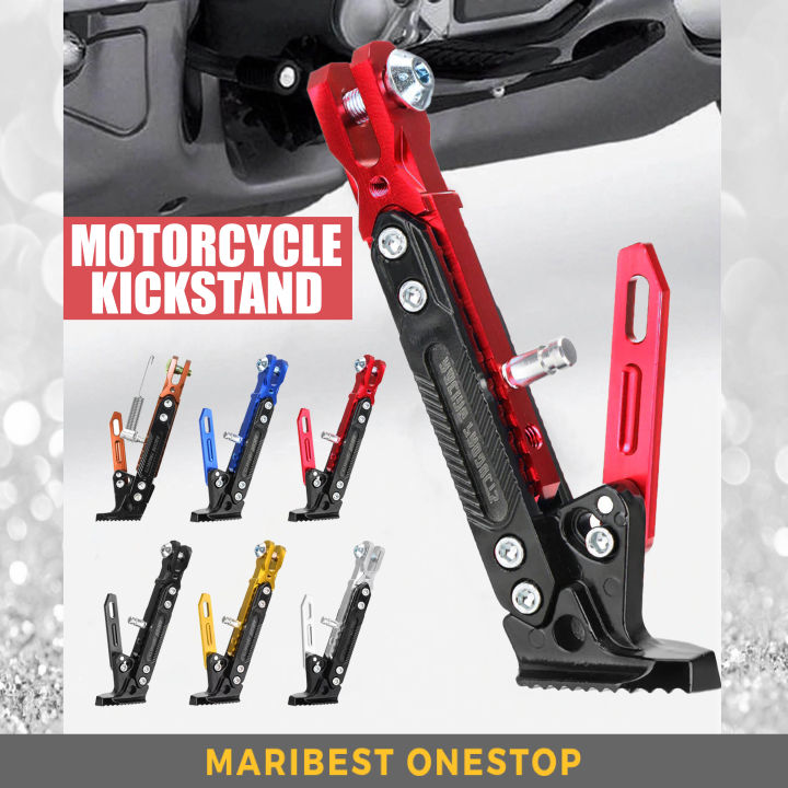 Motorcycle Adjustable Height Side Stand Foot Bracket Kickstand
