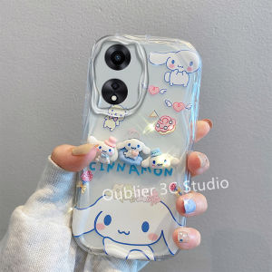 ปลอก เคส OPPO A60 A18 A38 A58 A78 A98 NFC 4G 5G เคสโทรศัพท์ ดีไซน์ใหม่น่ารักการ์ตูน 3D Cinnamoroll Kuromi หมีกระต่ายดอกไม้ตุ๊กตาครีมซิลิโคนโปร่งใสนุ่ม Case 2024