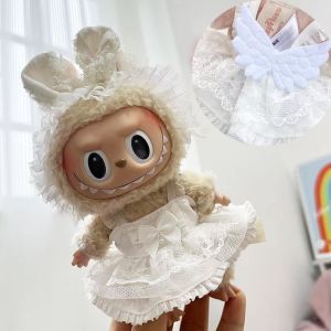 [Nimman] 👚Labubu จัดส่งจากกรุงเทพ ชุด labubu เสื้อผ้าลาบูบู เดรสผ้าฝ้าย 17ซม. ชุดมาการอง (เฉพาะเสื้อผ้า ไม่รวมตุ๊กตา)（ขายแต่เสื้อผ้า!!）(เฉพาะเสื้อผ้า)