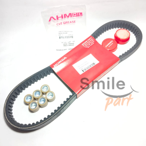 Vanbelt Assy Vario lama Vario 110 TECHNO ROLLER SET KVB BONUS GEMUK CVT HONDA V BELT BAN PENGGERAK