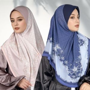 GENENIC Chiffon Khăn hijab voan in họa tiết hoa Nhiều màu sắc Vải lanh Khăn trùm đầu của phụ nữ Ả Rập Cao cấp Phù hợp với mọi đối thủ Khăn quàng cổ dài Lời cầu nguyện