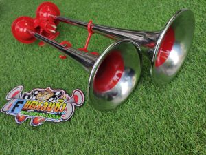 แตรด่วนบ้านโป่ง 2ปาก รับประกันแท้ 12/ 24โวลต์