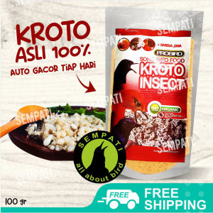SEMPATI Pakan Burung Murai Kacer Kroto Insect Probird PKRITSR