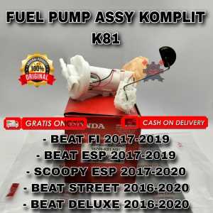 FUEL PUMP KOMPLIT HONDA K81 BUAT MOTOR BEAT FI 2017-2019 BEAT ESP 2017-2019 ASLI ORIGINAL HONDA AHM