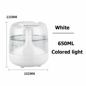 New Air Humidifier 500ML Colorful Lighting Glazed Art Humidifier Creative Humidifier Large Spray Home Desktop Humidifier Air Purifier Warm Colour