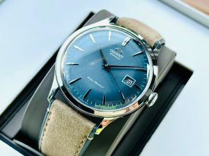 ĐỒNG HỒ NAM CHÍNH HÃNG Orient Bambino RA-AC0P03L10B Automatic Blue Dial Brown Leather For Men