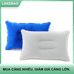 【LAKEBAO】 Inflatable không khí gối giường ngủ cắm trại gối PVC Nylon cổ gối