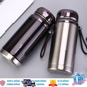 [Giữ Nhiệt Cả Ngày] Bình giữ Nhiệt Cao Cấp Chính hãng BAOL-Chất Liệu Inox 304 Chống Gỉ Sét Và Giữ Nhiệt Tốt Trong Ngày Hè Nóng Nực- Có 3 Màu - Bạc Inox- Xanh Đen - Đen.