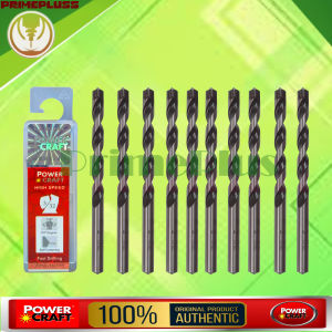 ORIGINAL POWERCRAFT HSS High Speed Drill Bit for Metal Stainless (Sold per tube-10pcs) Size 3/32 7/64 1/8 9/64 5/32