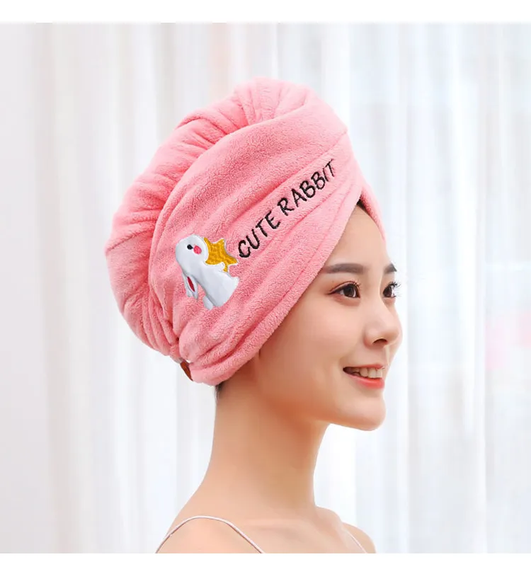 Towel shower online cap