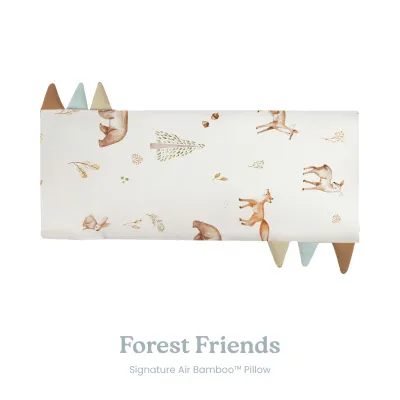 Elly Milley BFF Signature Air Bamboo™ Baby Pillow Sleeptime Bolster Breathable Hypoallergenic Dust mite resistant Maternity Pillow