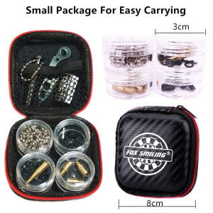 FOX SMILING 145 Pieces Dart Accessories Set with Steel Rubber O Ring Stone Sharpener Dart Repair Tool Dart Flight Protector and Weight Add A GramsSmall Packaging Easy Carrying