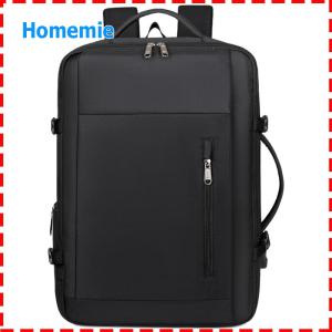 Nylon Work Backpack Adjustable Strap Computer Business Backpack with Zipper for Men Women College