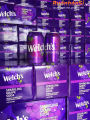 Thùng 12 Lon Nước Ngọt Soda Vị Nho Hiệu Welch's Sparkling Grape Soda - USA 355ml. 