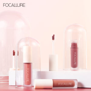 FOCALLURE Staymax ลิปสติกเครื่องสำอางลิปสติกเหลวแมทอ่อนนุ่มเม็ดสีน้ำหนักเบากันน้ำติดทนนานลดราคา