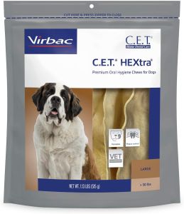 Virbac C.E.T. Hextra Premium Oral Hygiene Chews for Dogs Small