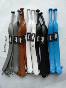 Set Tali Sandal Japit Pria Dewasa Serat Elastis Warna-Warni Tahan Lama