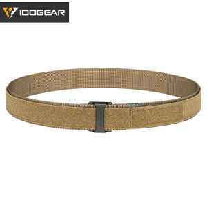 IDOGEAR Tactical Loop Tape Inner Belt Adjustable Tegris Material Buckle Loop Side Lightweight Tactical Inner Belt 3451