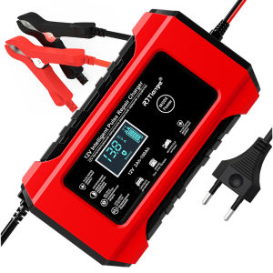 Bộ sạc acquy máy sạc ắc quy TIANYE 12V 6A kèm phục hồi bìnhsạc bình acquytự ngắt khi đầykhử sunfat [MÀU ĐỎ]