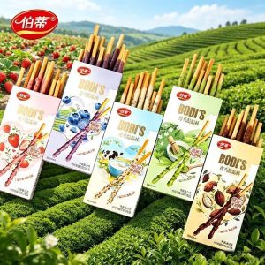 Thick Chocolate Grain Bar Multi-Flavor Lollipop Big Grain Coating Biscuit Bar Chocolate Childrens Casual Snacks Chocolate Bar
