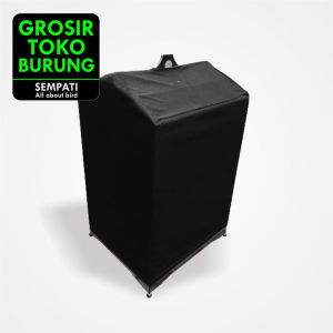SEMPATI GROSIR Krodong Sangkar Kotak Premium Single Resleting Sempati Isi 10 Kerodong Kandang  Burung Kacer Kenari