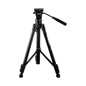 SVBONY SA402 Fluid Head Aluminum Travel Tripod with 1/4 inch Quick Shoe Plate for Spotting Scope and Digital SLR DSLR Cameras Camcorder Load up to 13.2 pounds/6 kilograms