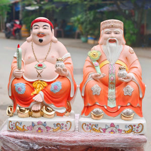 Tượng Thần Tài Thổ Địa sứ đức hóa cao cao cấp cao 31cm