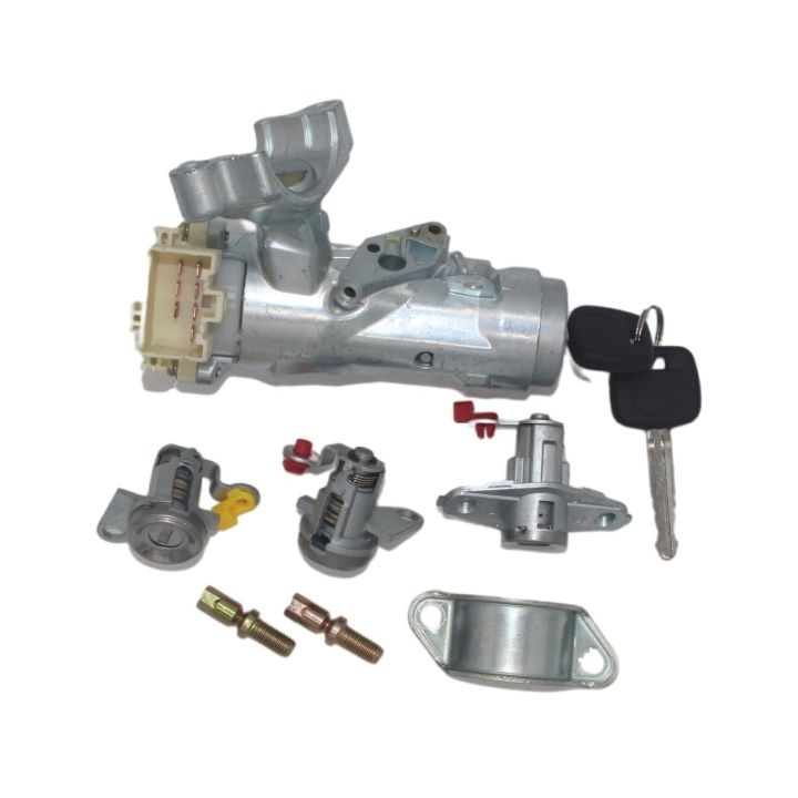 Ignition Switch Door Trunk Lock Cylinder 1 Set For Toyota Corolla 1987-1992