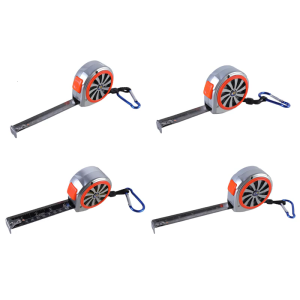 Self Locking Tape Measure with Steel Construction Multifunction Tape Measuring Tool for Easy Carrying & Accurate Readings