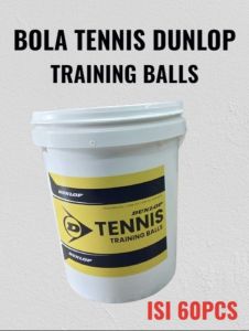 Bola Tenis DUNLOP / Bola Training Latihan DUNLOP Ember ISI 60 ORIGINAL