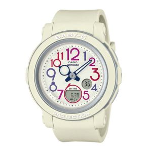 CASIO ORIGINAL - CASIO BABY-G BGA-290PA-7ADR - WOMEN LA - RUBBER - Putih - Jam dunia JD18 # Jam Tangan Wanita Jam Wanita Jam Tangan Anti Air BABYG BABY G + CASIO BGA-290PA-7A BGA 290PA 7A BGA-290PA 290PA BGA290 BGA-290 BGA290PA $ S003