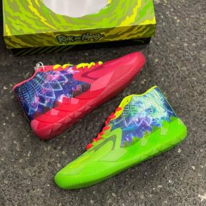 Lamelo Ball MB 01 "Rick and Morty" Basketball OEM Shoes for Men and Women with Free Socks and Box