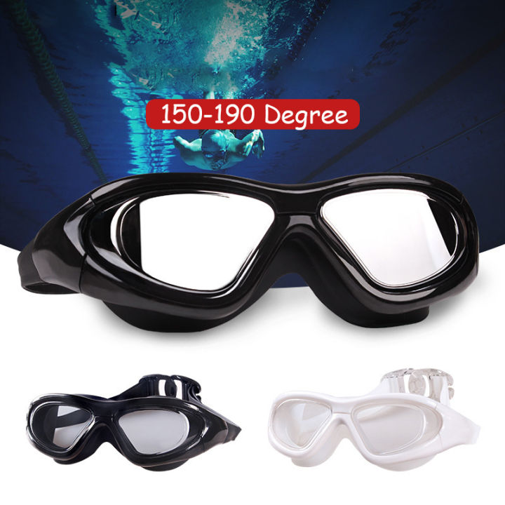 1.5 to 9.0 Anti fog UV Protecion Myopia Swim Glasses Zero Diopter