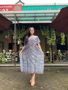 Daster kalong JUMBO untuk ibu Hamil gemuk gendut Longdres gamis pendek