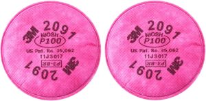 3M Particulate Filter 2091 P100 (2pcs per pack)
