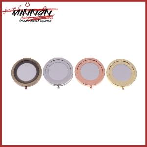 [minnan] กระจกพกพาพับได้สองด้านกระเป๋าเครื่องสำอางกระจกกระเป๋าวินเทจ