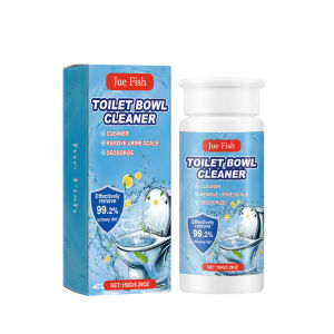【Ready Stock】Jue Fish Toilet Bowl Cleaner 150g – Powerful Stain Remover & Deodorizer Deep Cleaning Powder for Bathroom Surfaces Fresh Scent Toilet Care