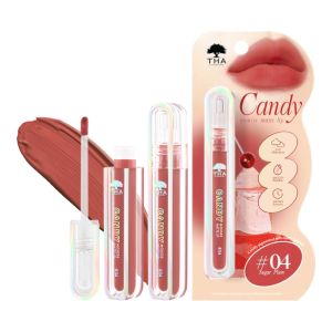 ✅【น้องฉัตร】ลิปซอฟต์แมทท์【แคนดี้มูสแมทท์】กลิ่นหอมผลไม้ Candy Mousse Matte Lip 2.5g THA BY NONGCHAT
