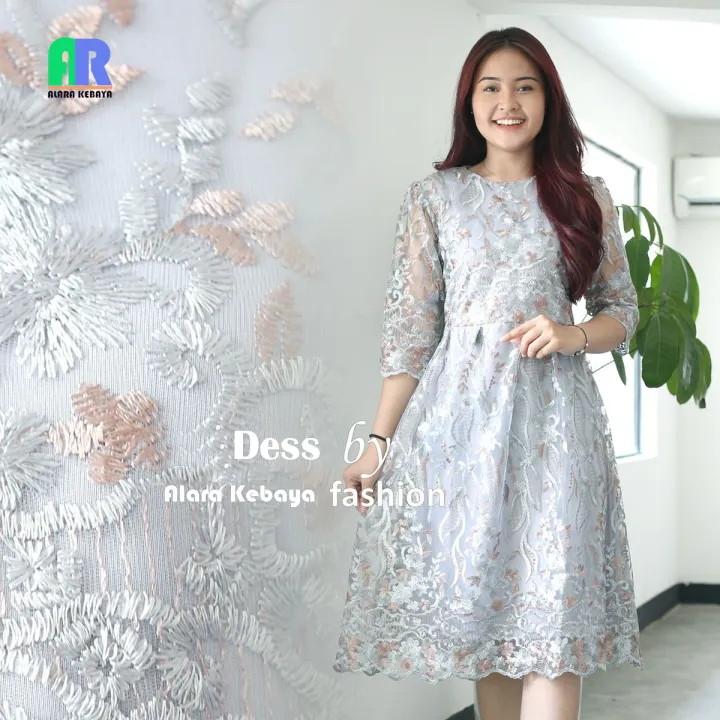 Dress%20Remaja%20Modern%20Tile%20Bordir%20Twoton%20Terbaru%20Pesta%20Kondangan%20Natal%20Sisuka%20Model%20Korea%20Jumbo%20-%20Image%207