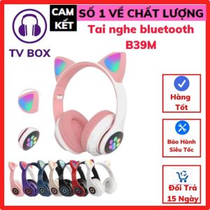 [Hàng Xịn]Tai Nghe Bluetooth Chụp Tai B39 TV9 LTV BOX Nhìn Rễ Thương Bass Mạnh Âm Thanh Hifi 6D Có Hỗ Trợ khe cắm Thẻ NhớMẫu Mới Hàng Cực Xịn