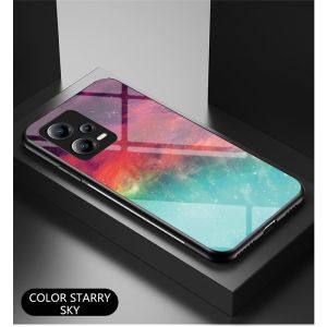 เคสสำหรับ Xiaomi Redmi Note 12 Pro 5G 2023เคสโทรศัพท์เคสลายท้องฟ้าเต็มไปด้วยดวงดาวกระจกเทมเปอร์กรอบซิลิโคนนิ่มโทรศัพท์กลับยากเคสสำหรับ Redmi NOTE 12 Note12s 4G