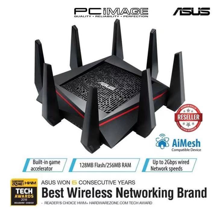 Top 5 Best WiFi Gaming Router ASUS RT-AC5300 AC5300 Tri-Band, 5330 Mbps ...