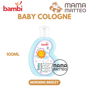 BAMBI COLOGNE Baby / Parfum Morning Breezy Milky Powdery Sweet Floral Sleepy Time Cotton Bloom 100ml