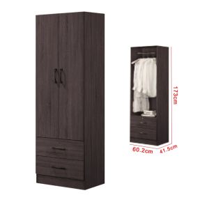 Livingmall Munich Series 1/2/3/4/5/6 Doors Soft Closing Wardrobe with Drawers & Top Cabinet