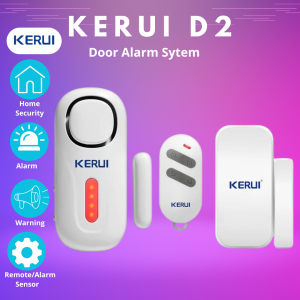 Alarm Pintu dan Jendela dengan Remote KERUI D2 Magnetik Sensor Anti Maling